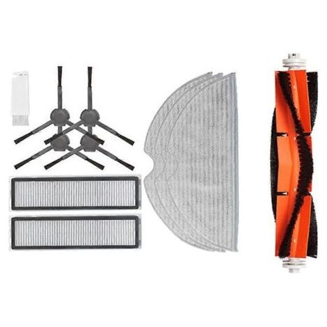 Accessoires pour aspirateur robot Xiaomi Dreame Bot D9 Max D9 : filtre HEPA, brosse principale latérale et lingettes de nettoyage de rechange (1/5)
