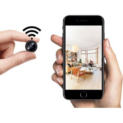Camera Espion - 1080P WiFi Sans Fil - Intérieur Extérieur - Détection Mouvement - Enregistrement Micro SD Jusqu'à 128 Go - Batterie Intégrée - 1 Pièce (1/5)