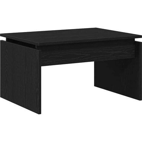 Maison Exclusive - Couchtisch Schwarz Eichen-Optik 68 x 50 x 38 c