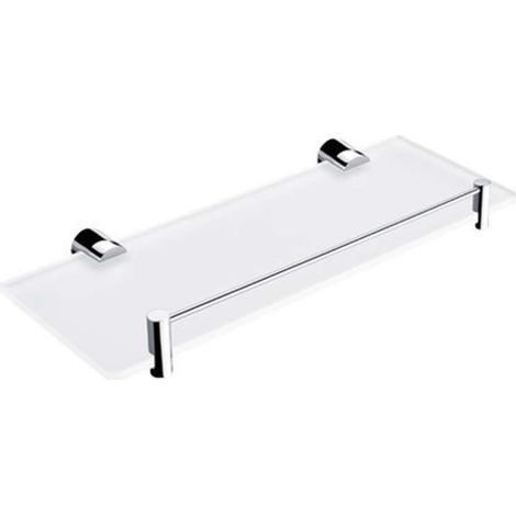 Nimco Bormo - Ablage, Länge 30 cm, mattiertes Glas/Chrom BR 11091BX-30-26
