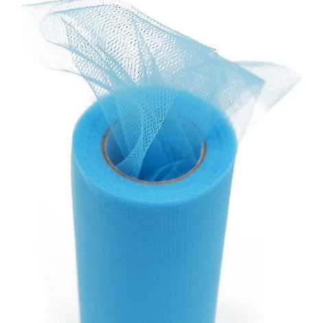 Rouleau de tulle en tissu, bobine de tissu, tutu, fête, baby shower, anniversaire, châle, mariage - COULEUR 22 (1/4)