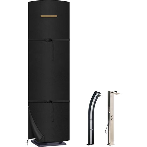 Housse Douche Solaire Extérieur Housse de Protection Solaire Bâche Étanche pour Douche Solaire de Jardin Couverture de Douche Solaire 420D Tissu Oxford 220x67cm (1/5)