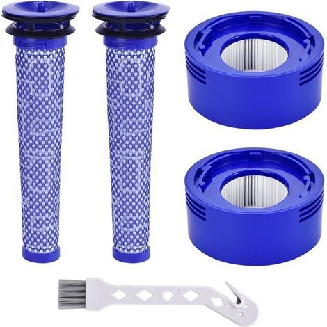 Filtre V8 pour Dyson 8 pièces V7 V8 Pré-Filtre et Filtre Moteur pour Dyson V8 V7 Animal Plus Extra Absolute Fluffy Aspirateur (1/5)