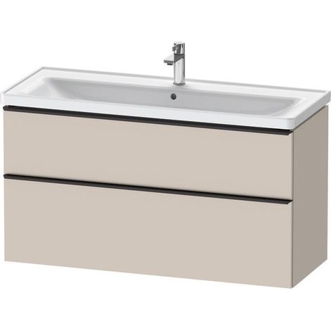 DURAVIT DE43910BD910000 D-Neo WTUWH Meuble 1184x452x625 avec plan de toilette Mt.