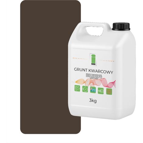 Imprimación de cuarzo para yeso decorativo marrón oscuro D821 3 kg (1/5)