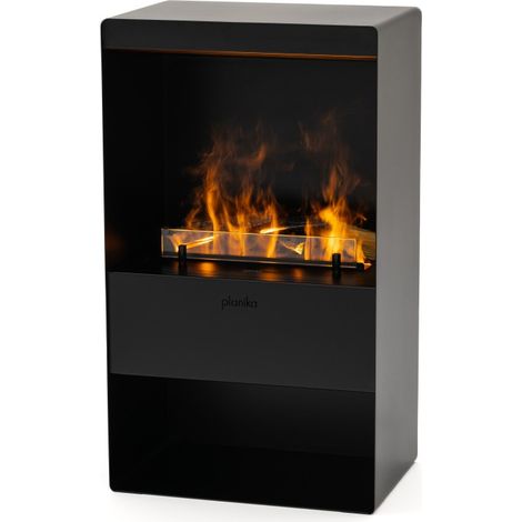 Planika – Cheminée électrique à vapeur d'eau – Effet de flamme réaliste Optimyst – Télécommande – Installation murale ou autoportante – Kit d'aromathérapie inclus