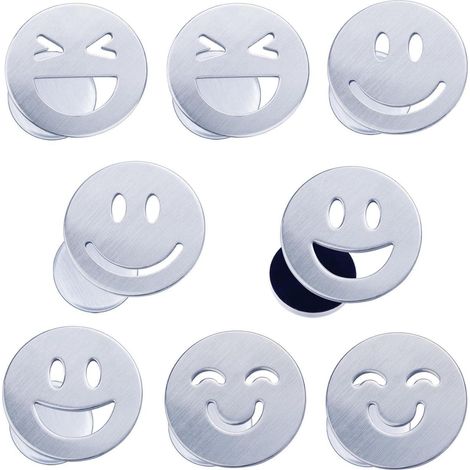 Tischdeckenbeschwerer Edelstahl Smiley Gewichte Draußen 8Stück Smiley (1/5)