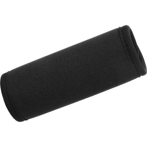 Housse souple en néoprène pour poignées de porte de voiture, étiquettes de voyage pour valise (noir) (1/5)