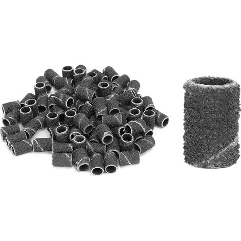 100 bandes de ponçage pour nail art, manucure et pédicure, accessoires pour perceuse à ongles, ToolsHQ-11 80 (1/5)