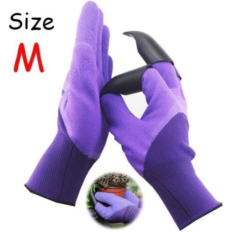 Garden Genie Gardening Gloves - Waterproof, Cut-Resistant - One Size - Violet (1/4)