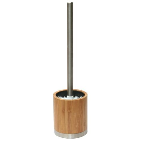 Cepillo de baño en tubo con recipiente de bambú (1/2)