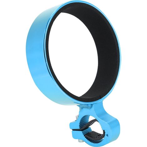 Support de tasse vélo en aluminium pour café ou thé, accessoire cyclisme bleu