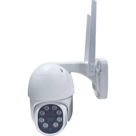 Denver IOC-224 Telecamera Dome Wi-Fi IP Full HD 1920x1080 Visione Notturna IP65 Compatibile Tuya colore Nero