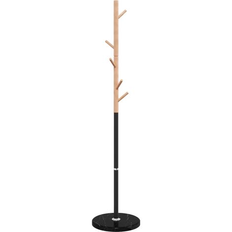 Perchero de hierro con recubrimiento en polvo negro 172 cm vidaXL