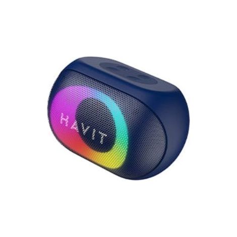 Havit Altavoz Bluetooth portátil inalámbrico impermeable con sonido estéreo inmersivo, iluminación RGB, llamadas manos libres, efectos de luz dinámicos, perfecto para fiestas, aventuras y uso en