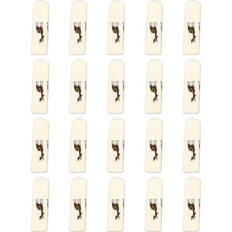 Lot de 20 protège-pieds de chaise en tissu tricoté double épaisseur, élastiques et adaptés à toutes les formes de pieds. (1/5)