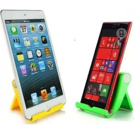 TRADE SHOP - Supporto Da Tavolo Stand Per Smartphone Tablet Universale Regolabile 270° -