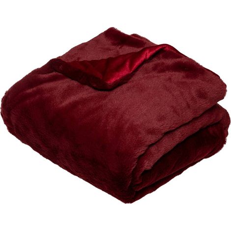 Coperta rossa effetto pelliccia 125x150cm - Feeric lights & christmas