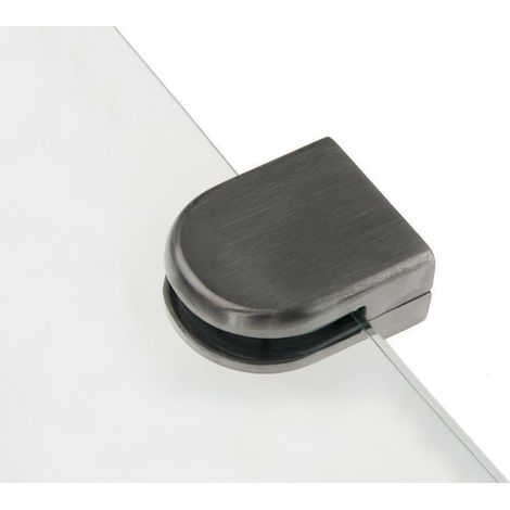 Edelstahl Glashalter 45 x 55 mm (1/2)