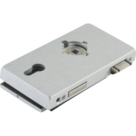 Schloss JUNIOR OFFICE CLASSIC PZ mit Wechsel f. Ros. ,links,silber elox.(11.270) (1/3)