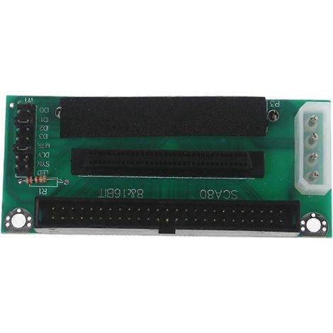 Carte adaptatrice SCSI 80 broches vers 68 broches vers 50 broches : transmission de données (1/5)