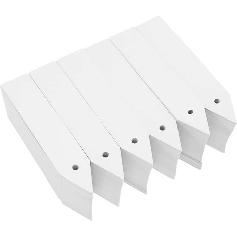 600pcs Seed Plant Labels Garden Tray Pots Markers Waterproof PVC Seedling Labels for Garden Pot Flower Bed Fruit Tree, White (1/5)