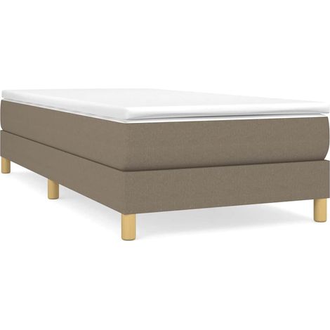 Maison Exclusive - Boxspringbettgestell Taupe 80x200 cm Stoff