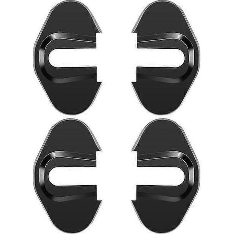 Accessoires auto - Cache-serrures de porte - Emblèmes - Étui de protection pour Chevrolet Equinox, Silverado, Trailblazer, Bolt, Cruze, Captiva Protection de serrure de porte - Noir (1/5)