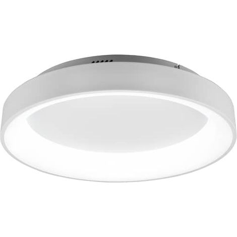 [GEBRAUCHT] B-Ware Trio Lighting LED-Deckenlampe Girona Deko-Deckenlampe mit Fernbedienung, weiß755 (1/2)