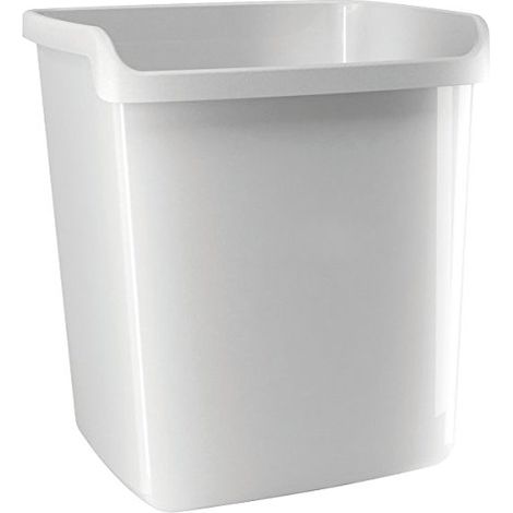 Conteneur à déchets arda cestino blanc 15 litres