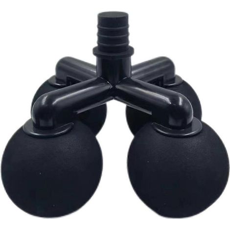 Faszienmassageköpfe, Kunststoffzubehör, Modifikation von Massageköpfen, Ganzkörper-, Nacken- und Beinmassage, kraftvolle Massage (1/5)