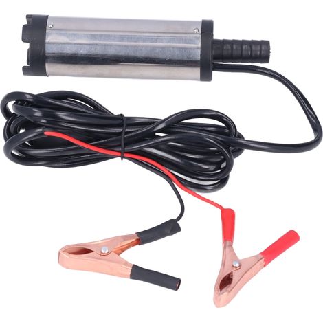 Pompe de transfert diesel électrique 24V, débit 12L/min pour carburant et huile (1/5)