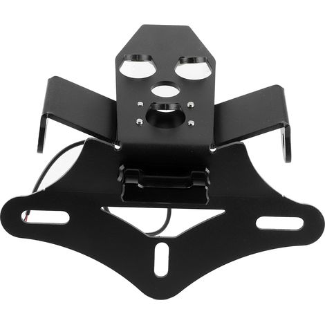 Plaque d'immatriculation support arrière, suppression garde-boue avec feu LED blanc pour Honda CBR1000RR 2008-2016, kit d'élimination de casque, porte-plaque moto. (1/5)