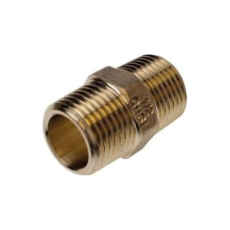 Buderus Doppelnippel CuSi A/A 1 1/4", bleifrei, Nr. 3280