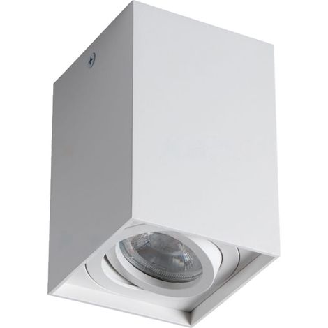 Spot plafond carré blanc GX5.3/GU10 10W Kanlux GORD (1/4)