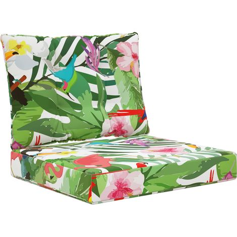 Maison Exclusive - Cuscino per divano da esterno 2 pcs colorato Poliestere