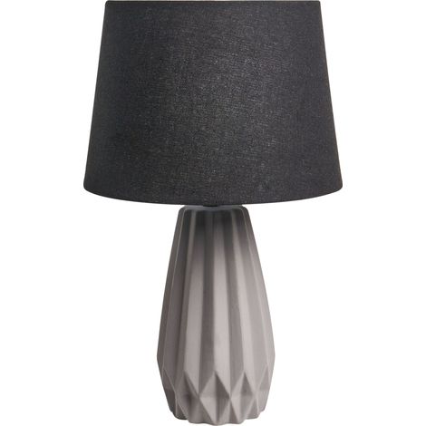 Tischlampe MONTAGUA Keramik Grau