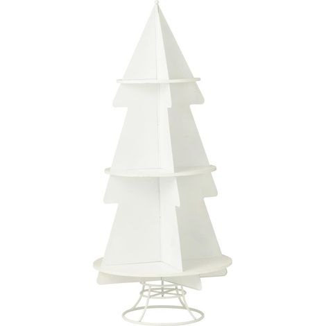 Étagère Sapin 3 Niveaux "Xmas" 170cm Blanc (1/5)