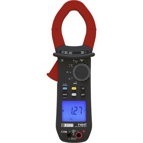 Chauvin Arnoux F404T Stromzange  digital inkl. Tasche CAT III 1500 V, CAT IV 1000 V Anzeige (Counts) (1/5)