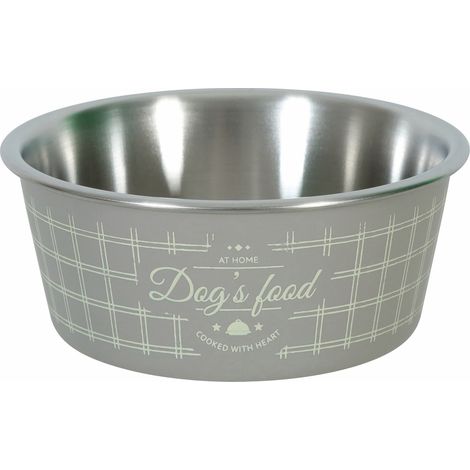 Gamelle Inox Antidérapante Food Dog - ZOLUX 400 ml