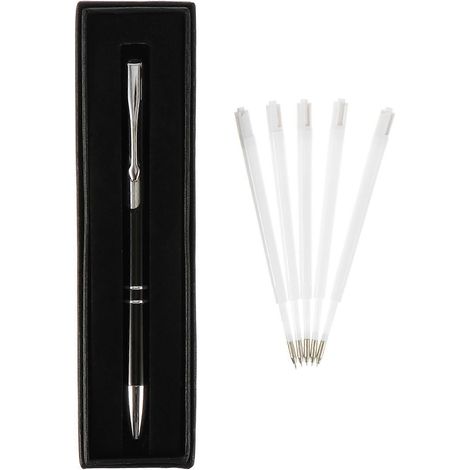 Set Einziehbarer Entgitterungsstift mit Luftablassventil für Vinyl-Bastelprojekte-13.8X0.8CM-Black (1/3)