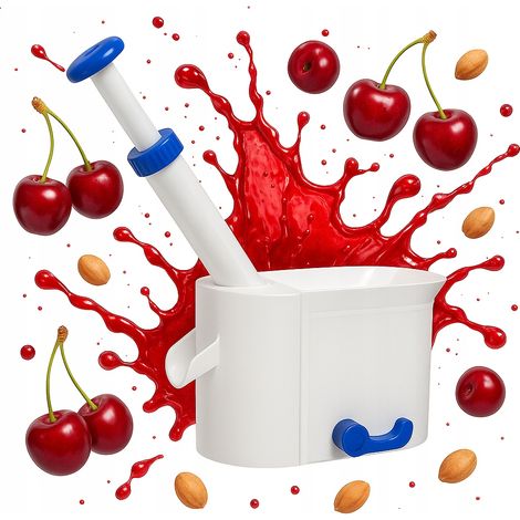 Snocciolatore per ciliegie con elastici sostituibili CONSERVE FATTE IN CASA (1/5)