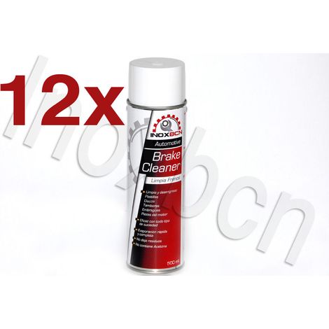 spray limpia o limpiador de frenos de disco,tambor,pastillas,embragues 12 botes