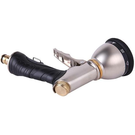 Powerful Spray Nozzle for Hose with Effort-Saving Pusher and Multiple Modes for Various Watering Needs 1Set (1/3)