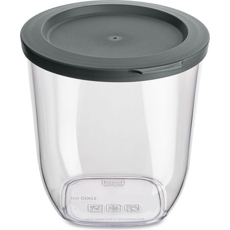 Récipient en plastique pour aliments en vrac CONNECT, hermétique, 1000 ml, KOZIOL