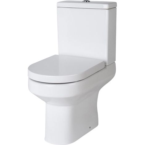 Nuie Harmony Close Coupled Pan Push Button Cistern - Excluding Seat (1/5)