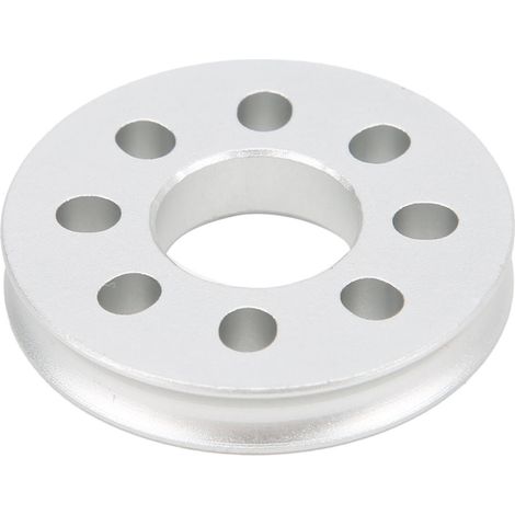 Poulie de courroie ronde en alliage d'aluminium, fixation par bride, 14mm d'ouverture, roue d'entraînement PD 32mm, fonctionnement silencieux. (1/5)