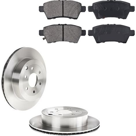 KIT FRENI POSTERIORI compatibile con NISSAN NAVARA (D40) - DISCHI + PASTIGLIE OEM: P 56 060 / DSK2708 , SDK6608 /SOSTITUZIONE DIRETTA/BASSA POLVERE/SILENZIOSO (1/5)