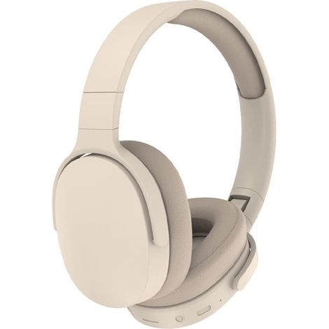 Casque Bluetooth - Réduction Active Du Bruit - 12 Heures D'autonomie - Son Haute Fidélité - Design Pliable - Blanc - 1 Pièce (1/5)