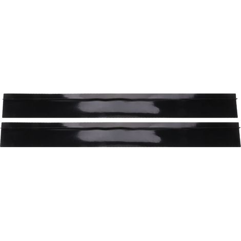 2pcs Kitchen Wide Gap Filler Strip Anti Oil Sealing Strip T Shaped Silicone Stove Gap Covers for Kitchen Stovetop Cooktop Black 53.3cm / 21in (1/5)